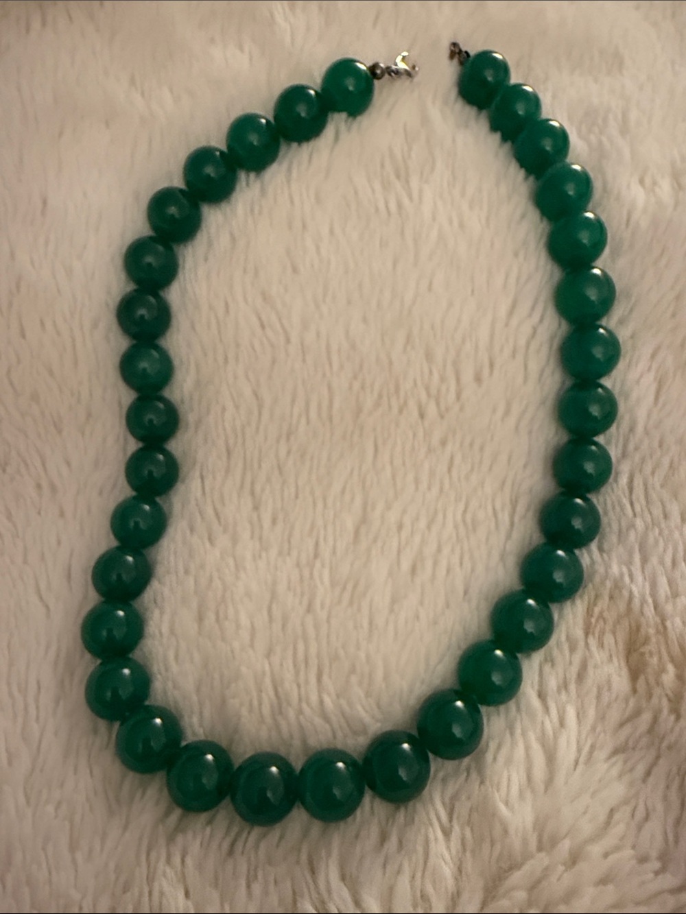 Green Beaded Statement Necklace by Gorgeous Quality Jewelry